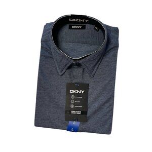 Man's Long Sleeve Sports Shirt, DKNY, L, Blue, LWT